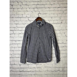 American Eagle Outfitters Slim Fit Plaid Button-Up Shirt XS